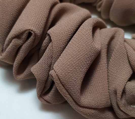 chiffon scrunchies (Brown Sugar)BY soft&elegant hair accessories