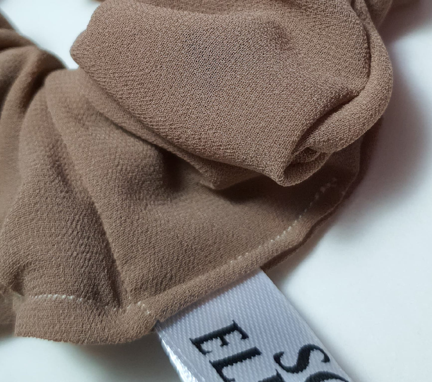 chiffon scrunchies (Brown Sugar)BY soft&elegant hair accessories