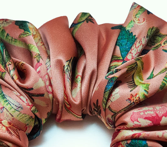 silk hair scrunchies , curly hair accessories ,اكسسوارات شعر نسائي