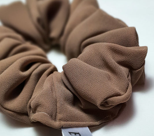 chiffon scrunchies (Brown Sugar)BY soft&elegant hair accessories