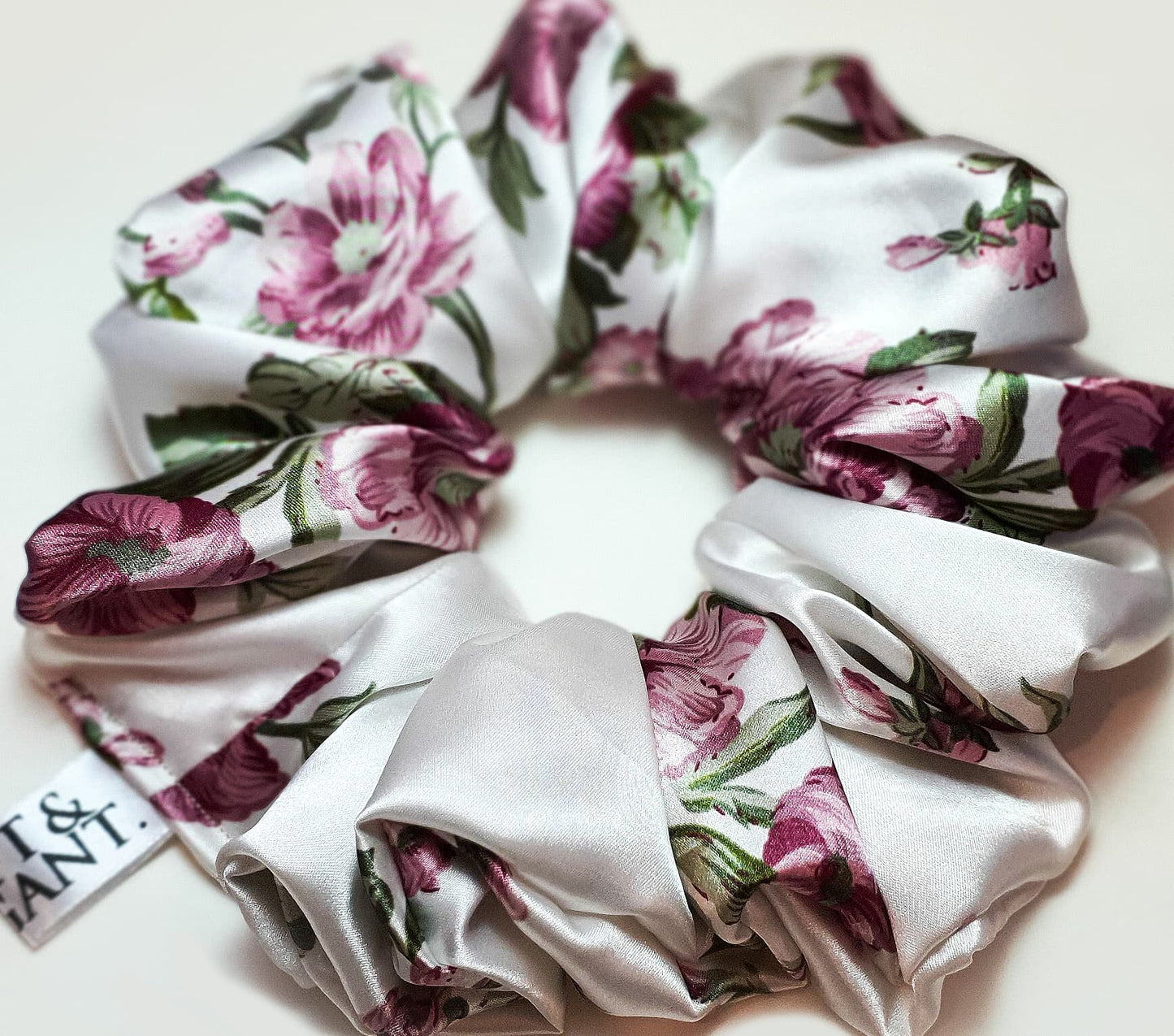 shop premium quality Silk hair scrunchies online Soft Rose by soft&elegant